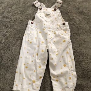 Oshkosh overalls sparkly star print